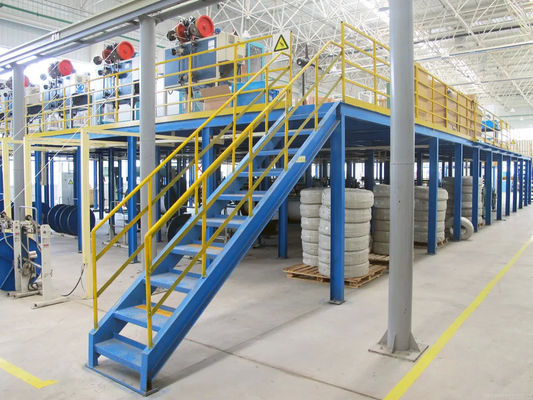 Heavy Duty Steel Warehouse Pallet Racks Metalen Mezzanine Platform Schap Op maat