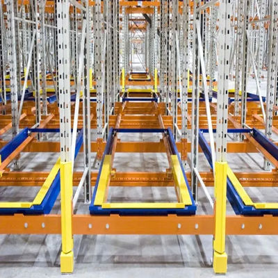 Verstelbaar palletrekenstelsel voor zware palletten met terugstoot (FEM)
