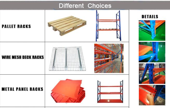 OEM Warehouse Pallet Rack Heavy Duty Verstelbare metalen planken Op maat 2