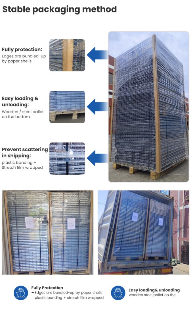 Geweld draadnet dek flare waterval draad dek 3000kg laadvermogen 2
